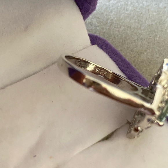 Blooming Flower Moissanite Diamond Engagement Ring - Picture 11 of 17